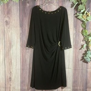 Vintage Tahari Arthur S.Levine Faux Wrap Dress